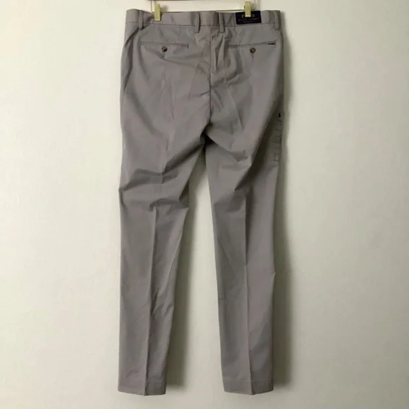 New Polo Ralph Lauren Stretch Slim Fit Gray Pants Size 36x34 - Picture 6 of 9
